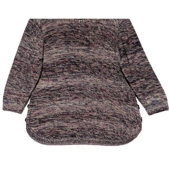 Christopher & Banks Pullover Top Women's Large 3/4 Sleeves Multicolor Purple - Picture 5 of 7